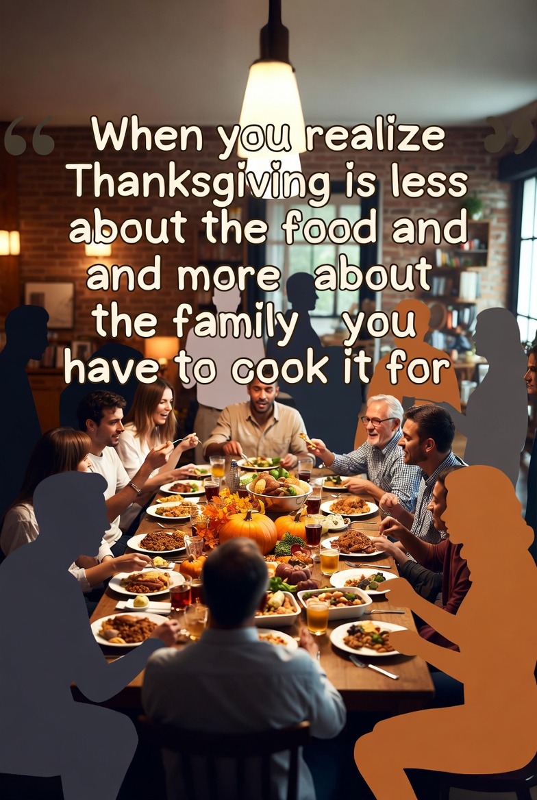 Funny Thanksgiving Quotes About Family, Gatherings, and Awkward Moments
