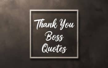 Thank You Boss Quotes