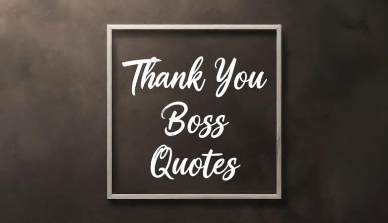Thank You Boss Quotes