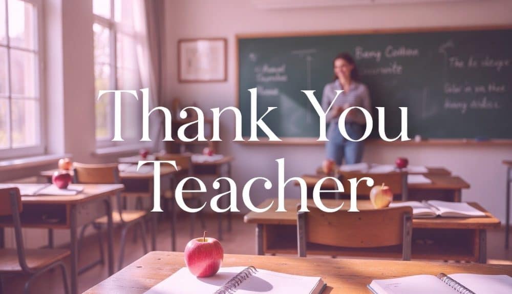 Thank You Teacher Quotes