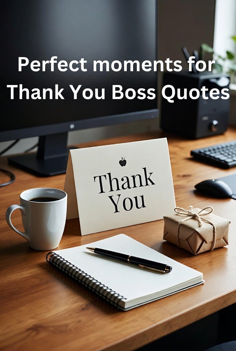 When to Use Thank You Boss Quotes