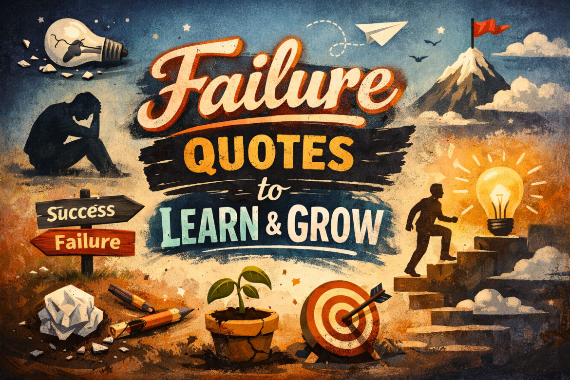 40 Failure Quotes to Learn and Grow